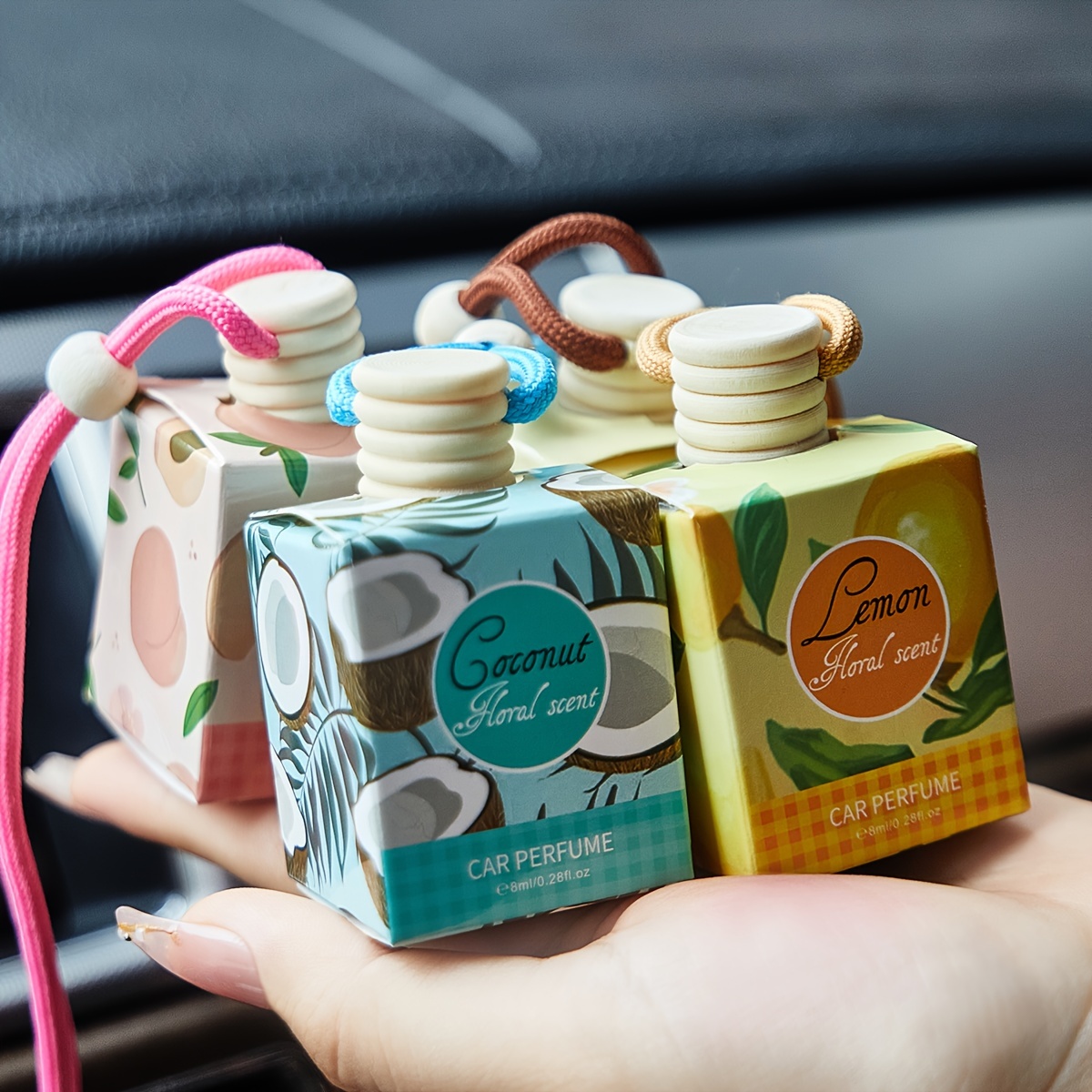 Home Fragrance Logo - Odświeżacz powietrza do samochodu, długotrwały zapach,